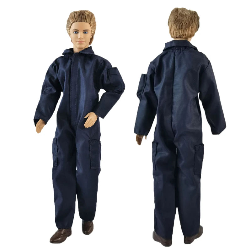 1 Set Ken Cloth Doll Accessories Sportswear Diving Suit Cool Set Casual Wear Daily Outfits Clothes For 30cm 12inch Ken Doll