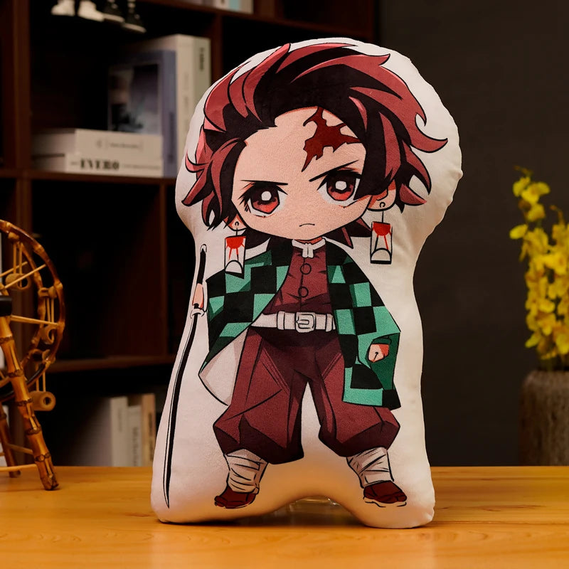 45cm Soft Plush Pillow Doll Tanjirou Kamado Nezuko Kimetsu No Yaiba Kamado Agatsuma Zenitsu Rengoku Kyoujurou Demon Slayer