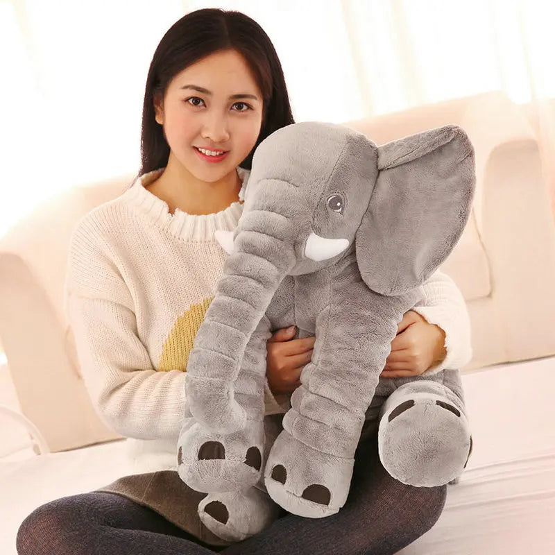 40/60cm Cartoon Plush Elephant Pillow for Kids
