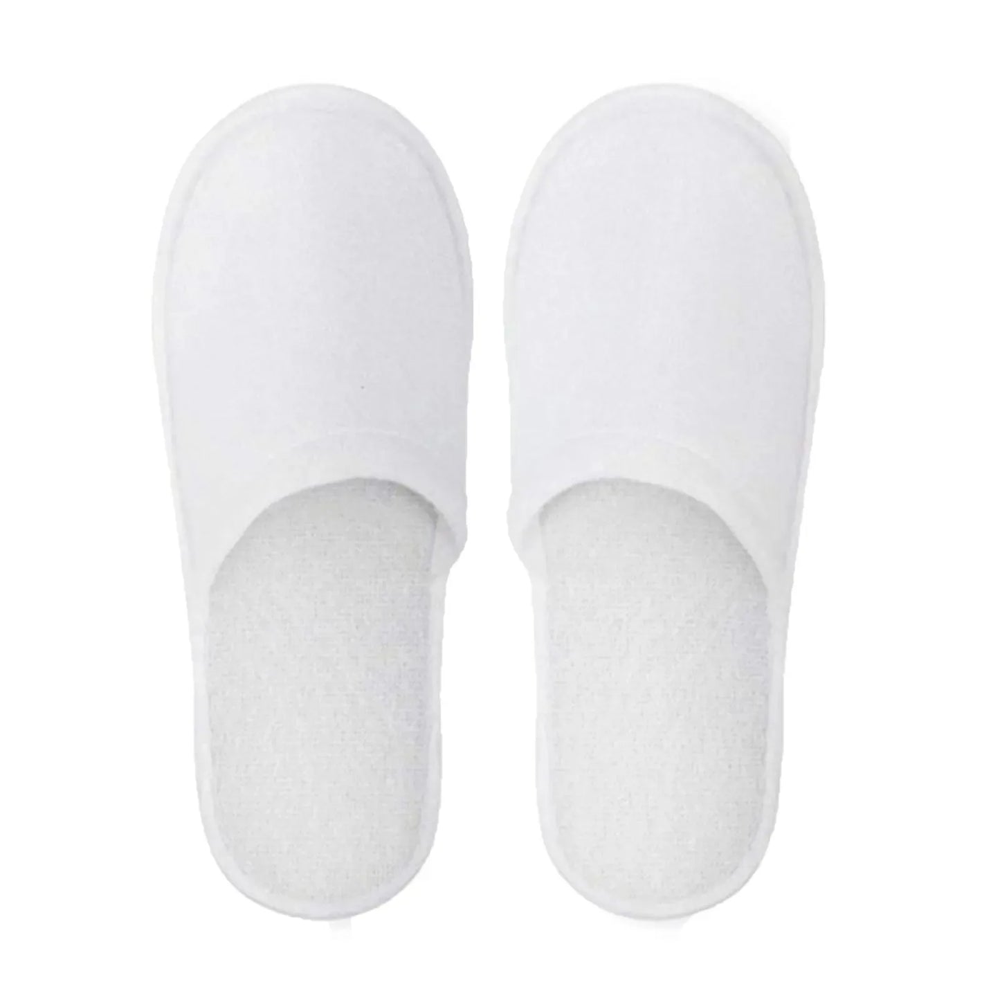 5/10 Pairs Spa Slippers of Brushed Plush Closed-toe Disposable Slippers for Men and Women Suitable for Families Guest Hotel Tra