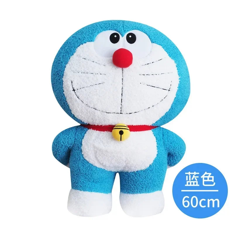 60cm Super Large Big Size Doraemon Cartoon Plush Toy Children's Doll Pillow Blue Fat Man  Plushies Friends Gift Stuffed Animal