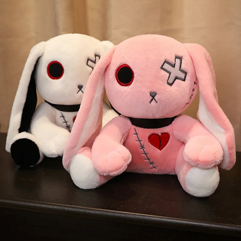 Premium Dark Goth Series Plush Rabbit - Plushy Mart