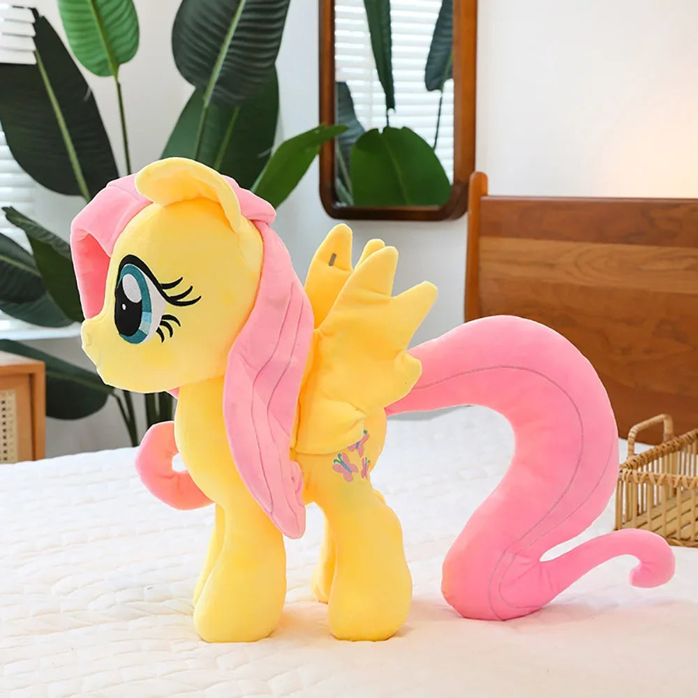 30CM My Little Pony Kawaii Toys Pinkie Pie Fluttershy Twilight Sparkle Soft Stuffed Dolls Ornaments Plushie Gifts For Kids