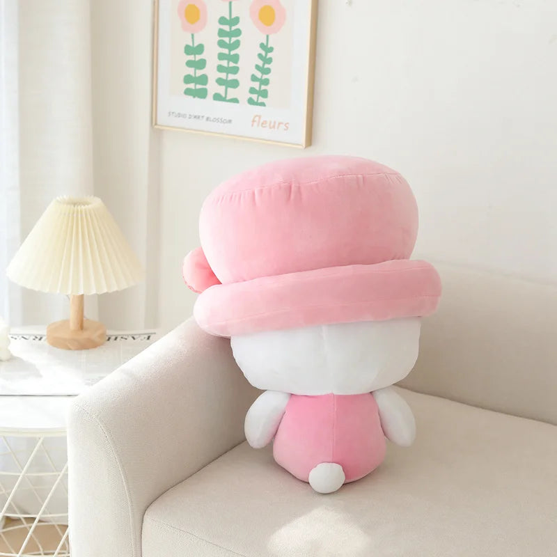 Sanrio Hello Kitty Kuromi Plush Toys Melody KT Cat Sofa Pillow Chopper Hello Kitty Stuffed Plushies Anime Cosplay Doll Xmas Gift