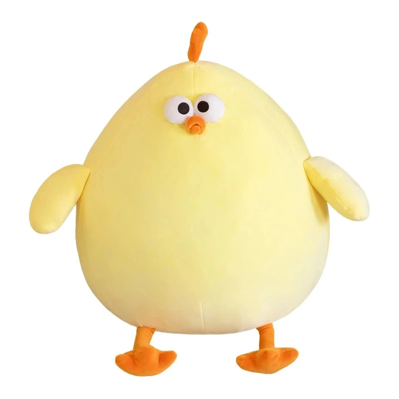 New Cute Anime Fat Chicken Plush Toys Stuffed Animals Seagull Chick Big Pillow Doll Baby Sleepping Plushie Gift for Kids