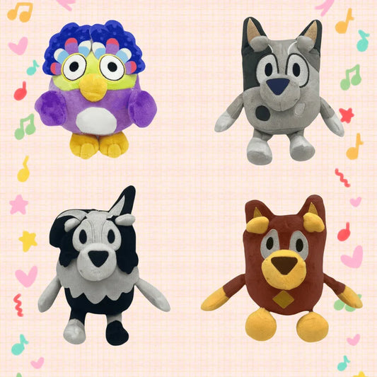 Popular Cartoon Anime Bruy'S Anime Peripheral Plush Toys Dogs Cloth Dolls Pendants Backpacks Accessories Gifts For Children