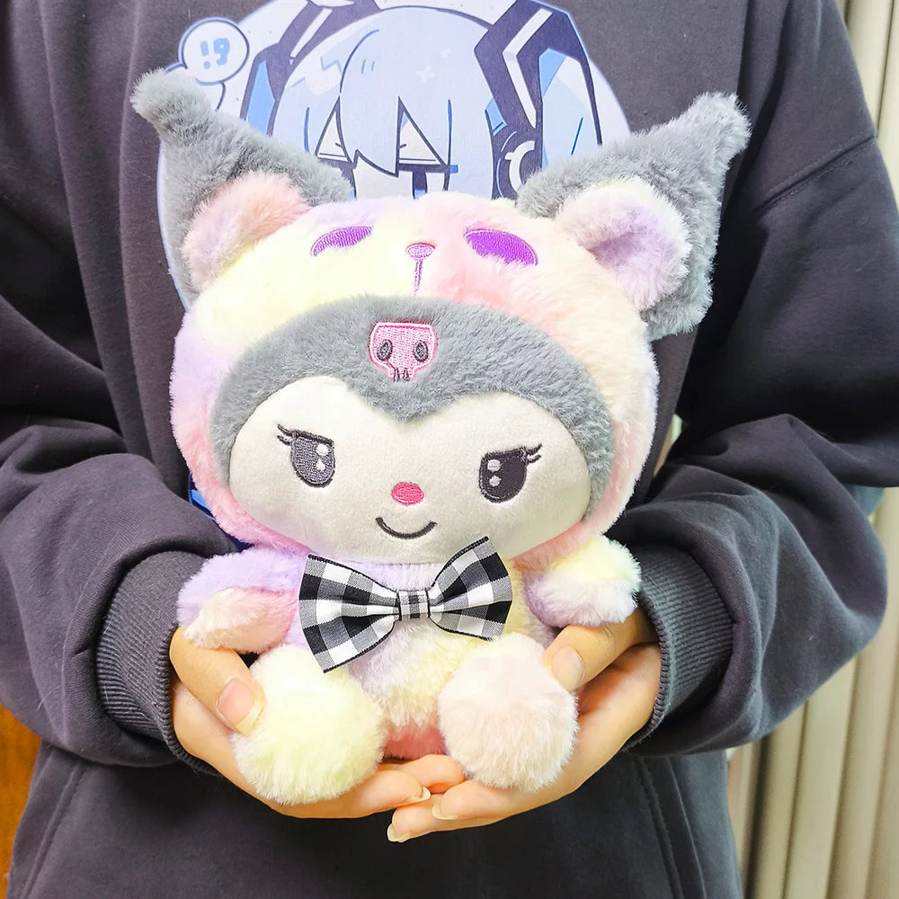 20cm Kawaii Sanrio Plush Doll Toys Cute Hello Kitty Kuromi Cinnamoroll My Melody Lovely Anime Plushie Toy Christmas Gifts