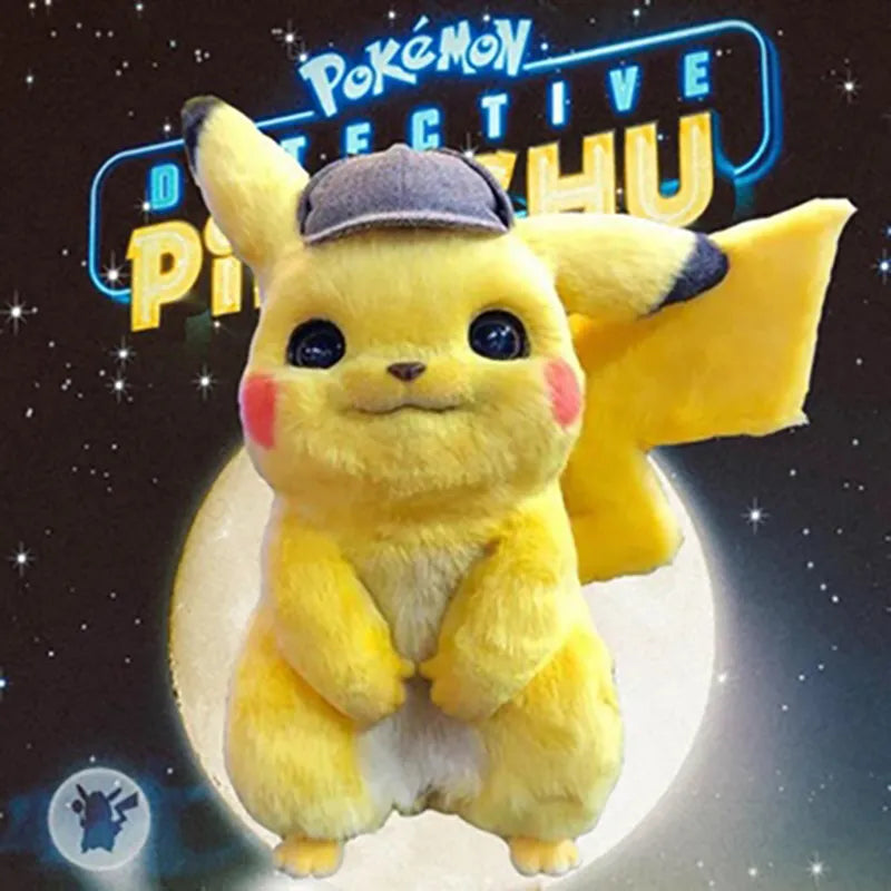 TAKARA TOMY Original Pokemon Detective Pikachu Plush Toy - Plushy Mart