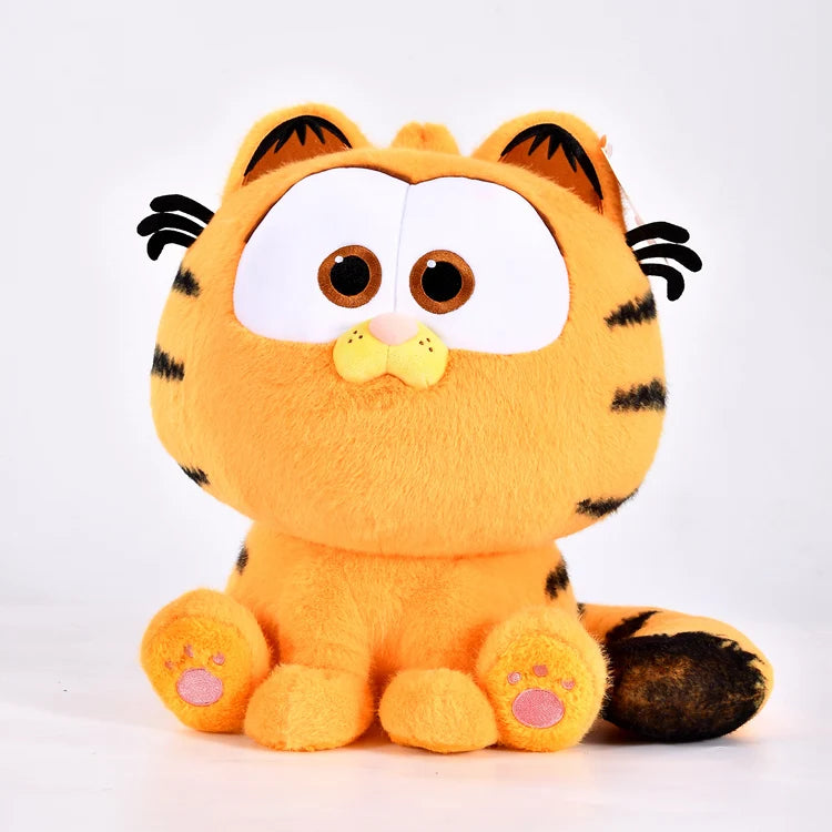 Original MINISO Garfield Kittens Plush Lazy Ginger Cat Stuffed Doll Anime Kitty Peluche Toys Hobbies Sofa Cushion Xmas Kid Gift