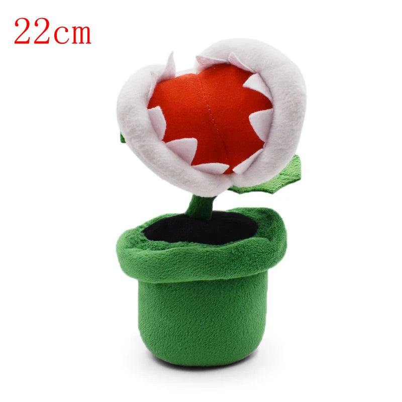 Mario Plush Toys Toad Yoshi Goomba Boo Shy Guy Ice Fire Flower Super Star Poison Piranha Cute Anime Stuffed Cartoon Peluche Doll