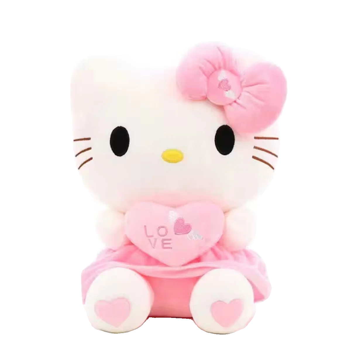 20-70cm Big Size Sanrio Plush Hello Kitty Plush Room Decor Plushies Sanrio Dolls Hello Kitty Stuffed Animal Toy Ragdoll Kid Gift