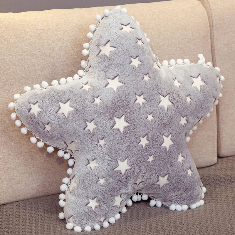 INS Plush Sky Series Luminous Cloud Moon Star Pillow Soft Cushion Kawaii Stuffed Plush Toys For Children Baby Kids Toy Girl Gift