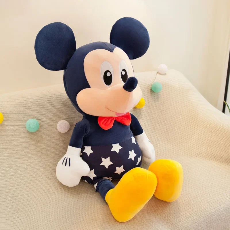 35cm Disney Mickey Mouse Plush Toys Kawaii Anime Mickey Minnie Stuffed Plush Models Decoration Dolls Girls Birthday Xmas Gift