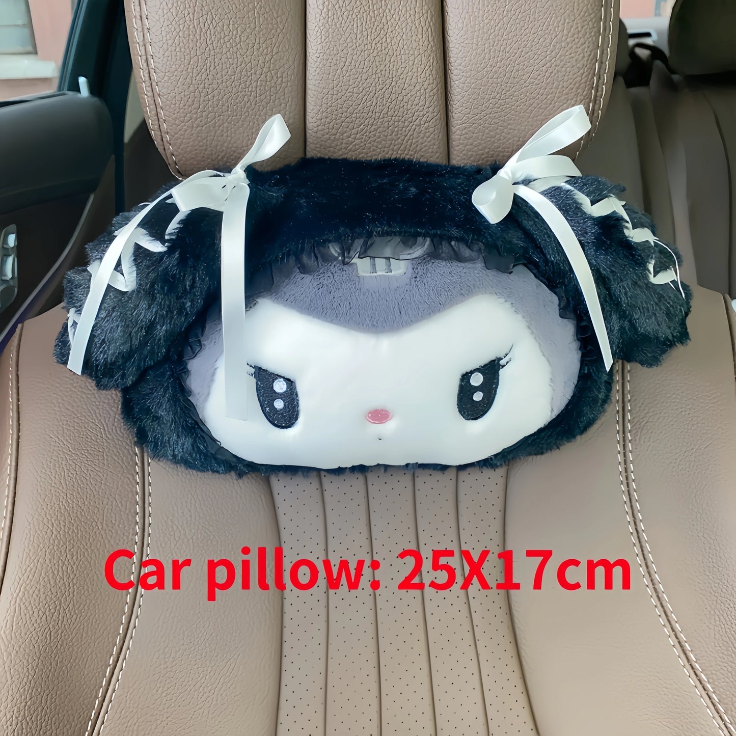 Kawaii Sanrio Lolita Pillow Blanket My Melody Car Pillow Kuromi Seat Belt Cover Stuffed Anime Cuddly Plushies Hello Kitty Toy