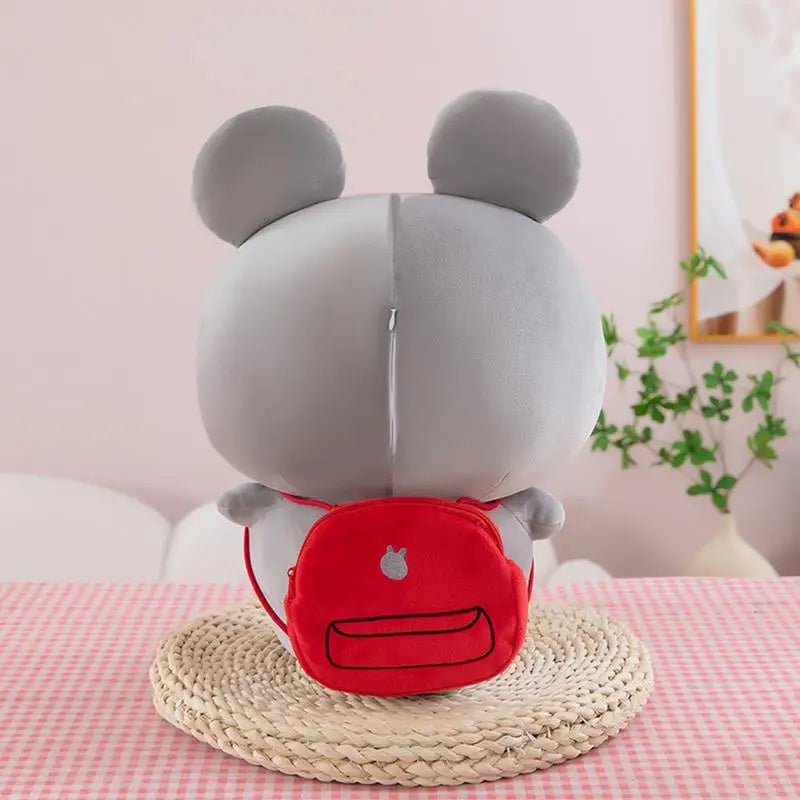 Stuffed Mice Doll Cute Animal Plushie Ornament Mice Stuffed Animal Plush Toy For Kids 3 Realistic Throw Soft Doll For Room