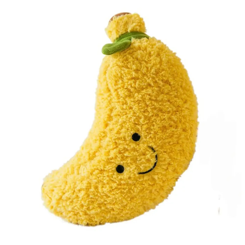 Cute Fruit Vegetable Plush Toy Food Stuffed Pillow Colorful PP Cotton Fruit Toys 4-8 Inch Food Stuffed Pillow Home