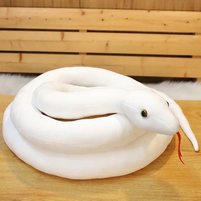 1pc 200cm/300cm Giant Snakes Plush Toy Simulation Long Golden Python Stuffed Snake Plushie Children Boys Gift Home Decoration