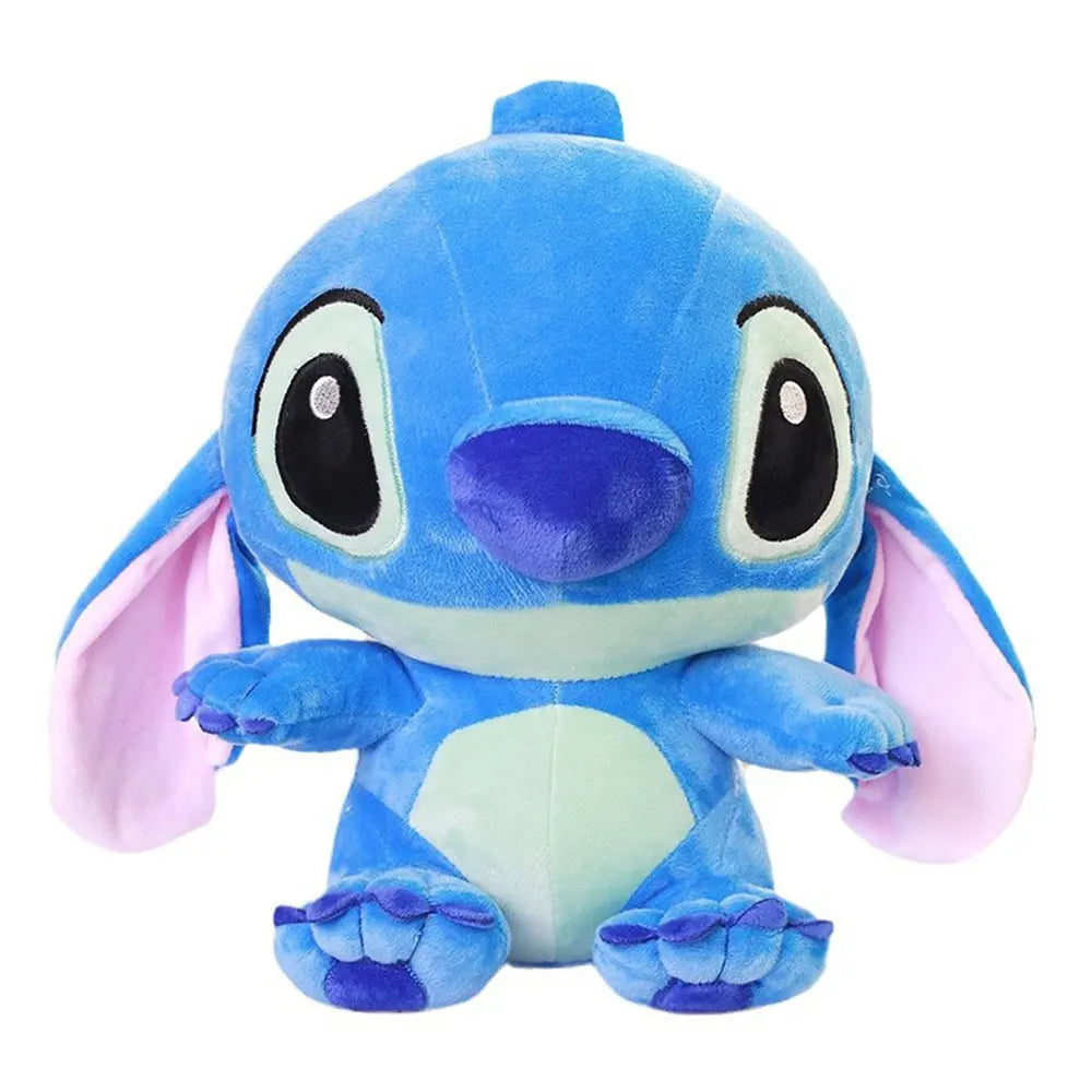 25CM Kawaii Disney Lilo & Stitch Couple Plush Doll Toys Cute Anime Pink Angel Models Stich Plush Baby Toys Kids Birthday Gift