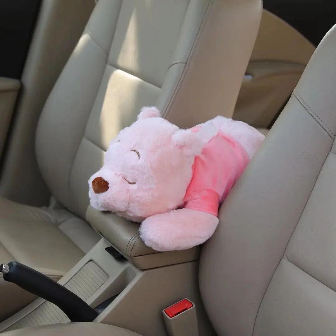 Winnie the Pooh Plush Doll Kawaii Bear Tissue Box Lovely Car Decor Stuffed Doll Animal Sofa Cushion Bedside Pillow Gift for Girl