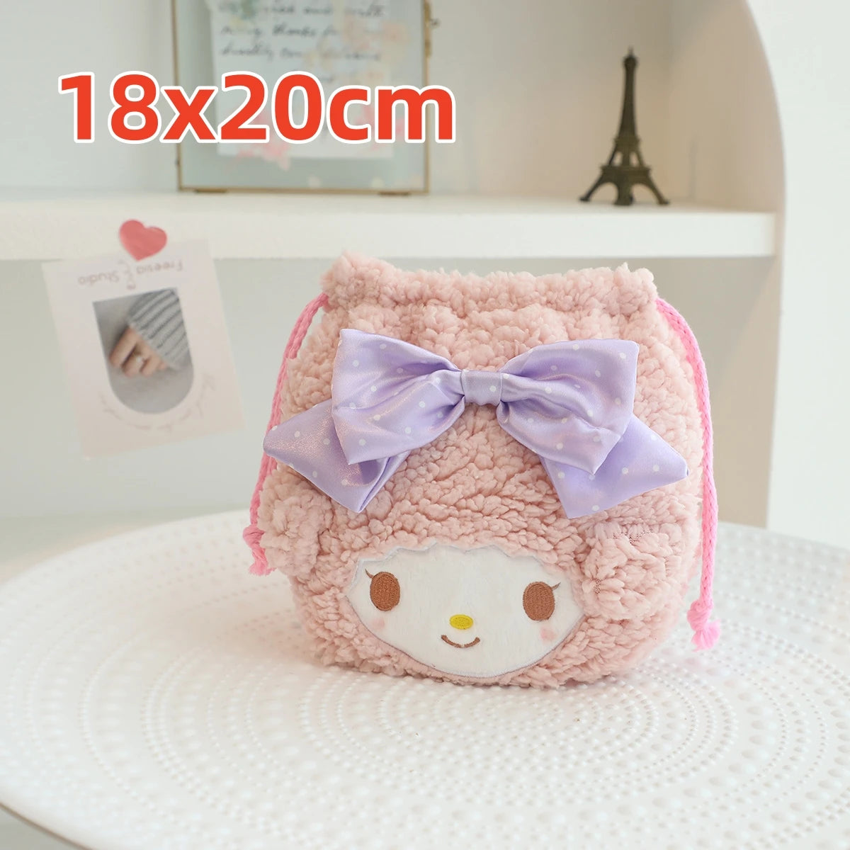 Lovely My Melody Plush Toy Soft Cuddly Stuffed Anime Plushies My Sweet Piano Doll Backpack Japanese Style Throw Pillow Xmas Gift