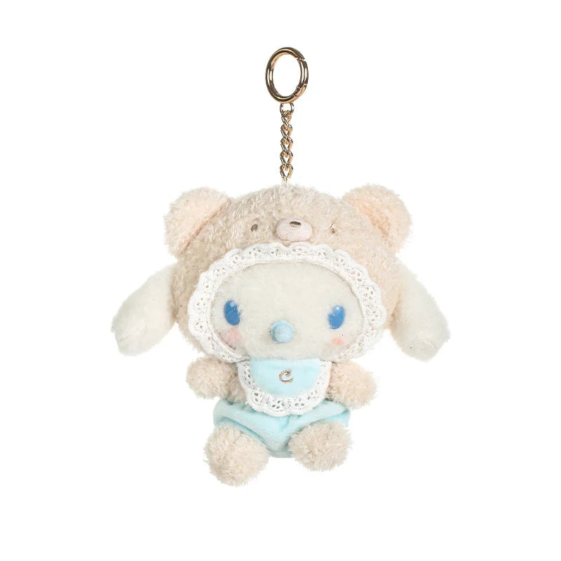 Kawaii Sanrio Hello Kitty My Melody Cinnamoroll 15Cm Plush Doll Pendant Baby Series Keychain Bag Pendant 20Cm Doll Birthday Gift