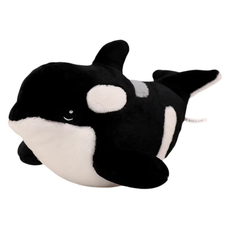 Simulated Killer Whale Plush Toys Stuffed Orcinus Orca Fish Doll Cute Shark Cartoon Soft Sleep Pillow Kids Girls Baby Gift