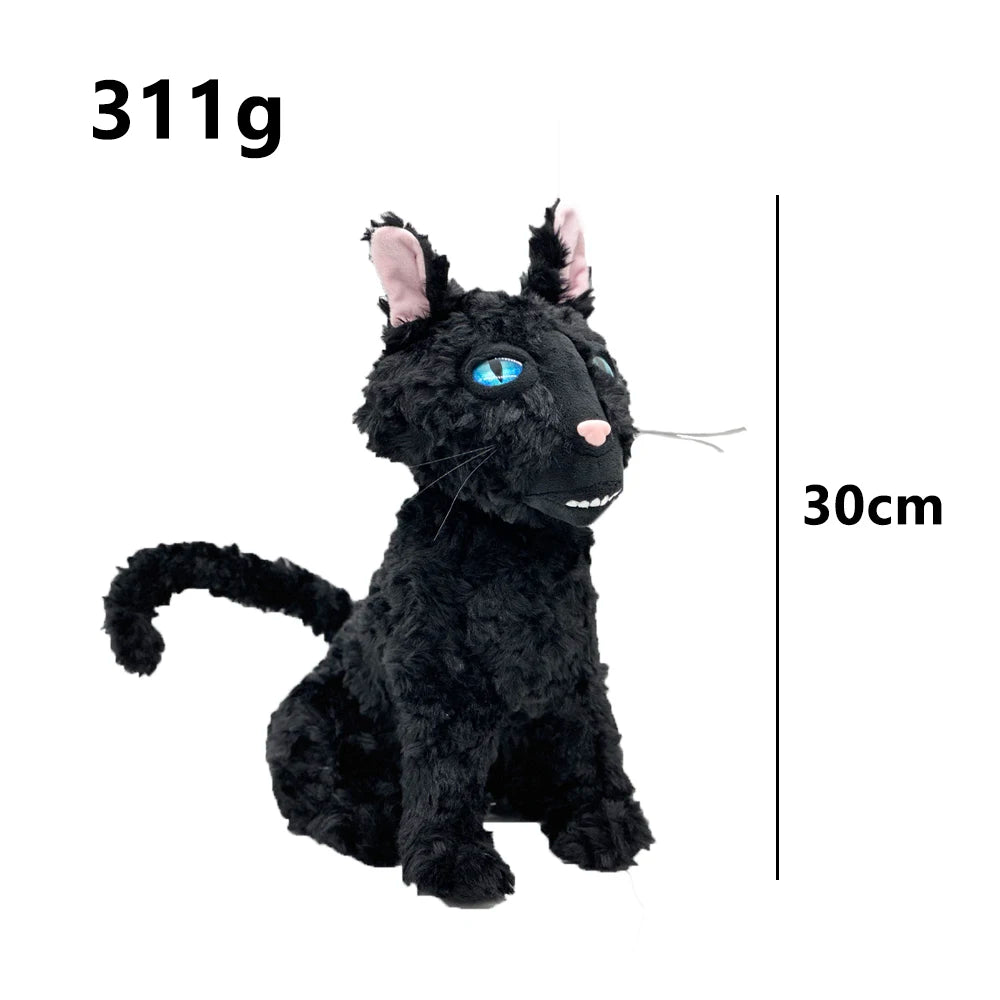 Coraline Cat Plush Cartoon And Anime Related Plush Toys Black Cat Animal Doll High Quality Full Filled Plush Toy Birthday Gift