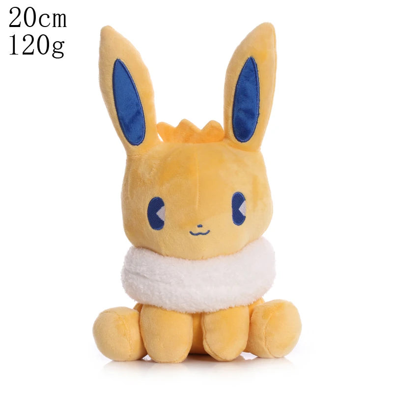 Pokemon Pikachu Eevee Family Plush Dolls Sylveon Leafeon Flareon Jolteon Vaporeon Stuffed Toys Hobbies Xmas Gift For Kids