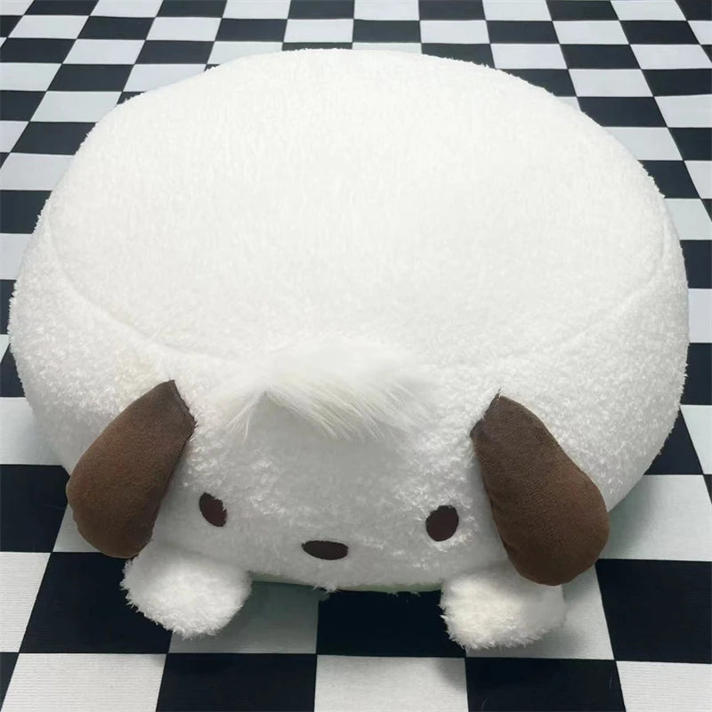 Japanese Style Pochacco My Melody Plushies Soft Hangyodon Cinnamoroll Kuromi Stuffed Sitting Cushion Tatami Girly Home Decor