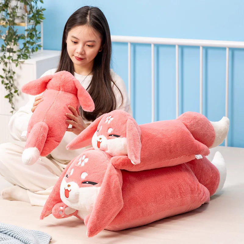 45-85cm Genshin Impact Yae Miko Fox Cosplay Plush Toy Cartoon Stuffed Animals Plushies Doll Pillow Anime Soft Kids Toys Gifts