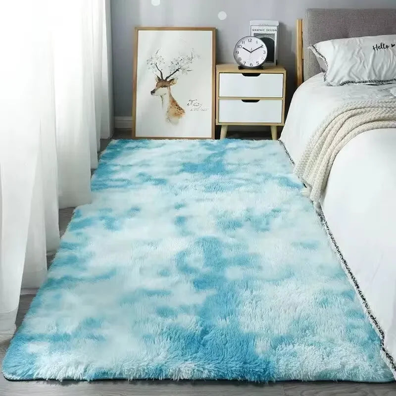 Thickened Household Floor Carpets Window Bedside Home Decor Rugs Soft Velvet Mat Thick Carpet for Living Room Plush Rug