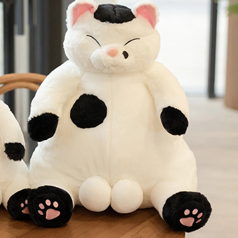 New Arrive 35/45cm Japanese Kawaii Soft Plush Cat Toys Stuffed Animal Dolls Kids Gift Lovely Fat Cats Pillow Home Decoration