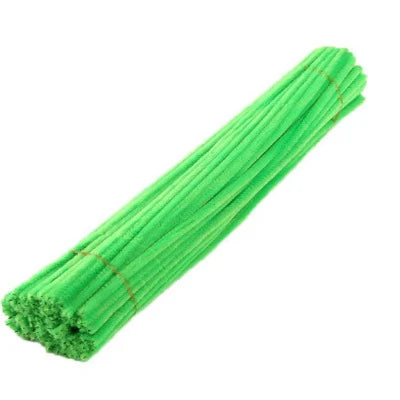 50/100pcs 30cm Chenille Stems Pipe Cleaners Kids Plush Educational Toy Colorful Pipe Cleaner Toys Handmade DIY Craft Supplies