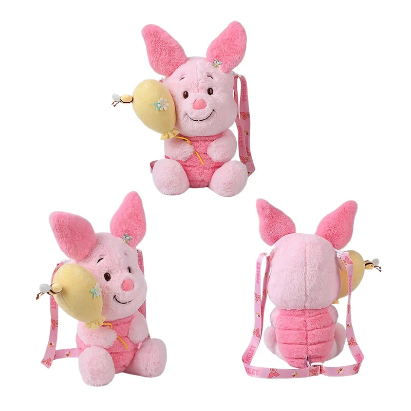 Disney Winnie the Pooh piglet Plush Toy Anime Cartoon & Cute Doll keyring Children's Toy Backpack Pendant Birthday Present