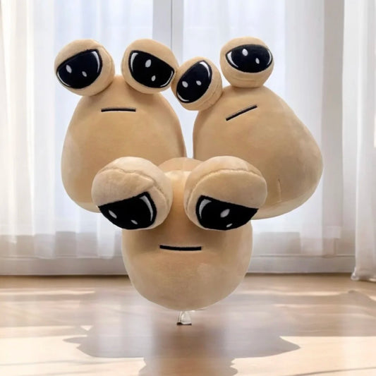 New 22cm My Pet Alien Pou Plush Toy Game Role Alien Pou Plush Doll Kawaii Home Decoration Pillow Soft Stuffed Gifts Toy For Kids