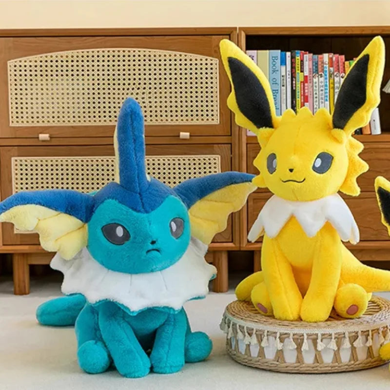 Vaporeon Jolteon Large Plush Toys Aquali Doll Cute Ornament Stuffed Plushie Pillow Pokémon Gift for Children