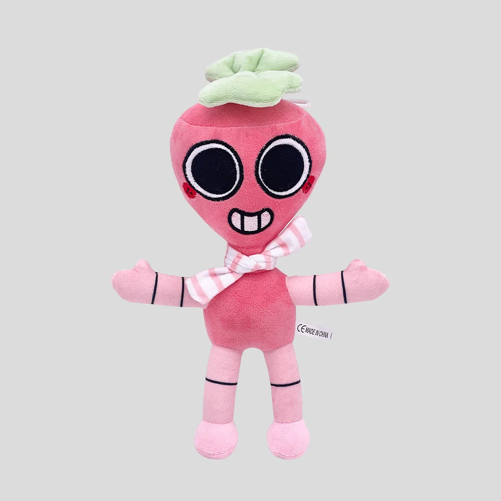 MyRytanda 30cm Dandy's World Plush Toys Dandy World Scrap Stuffed Plushie Horror Game Goob Pebble Fuzzy Dolls Birthday Gifts