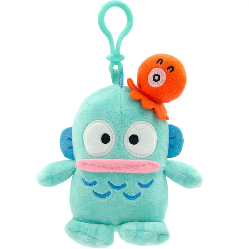 Genuine Sanrio Hangyodon Pendant Plush Toys Small Charms Sayuri Super Soft Model Doll Stuffed Toys Girls Boys Birthday Gifts