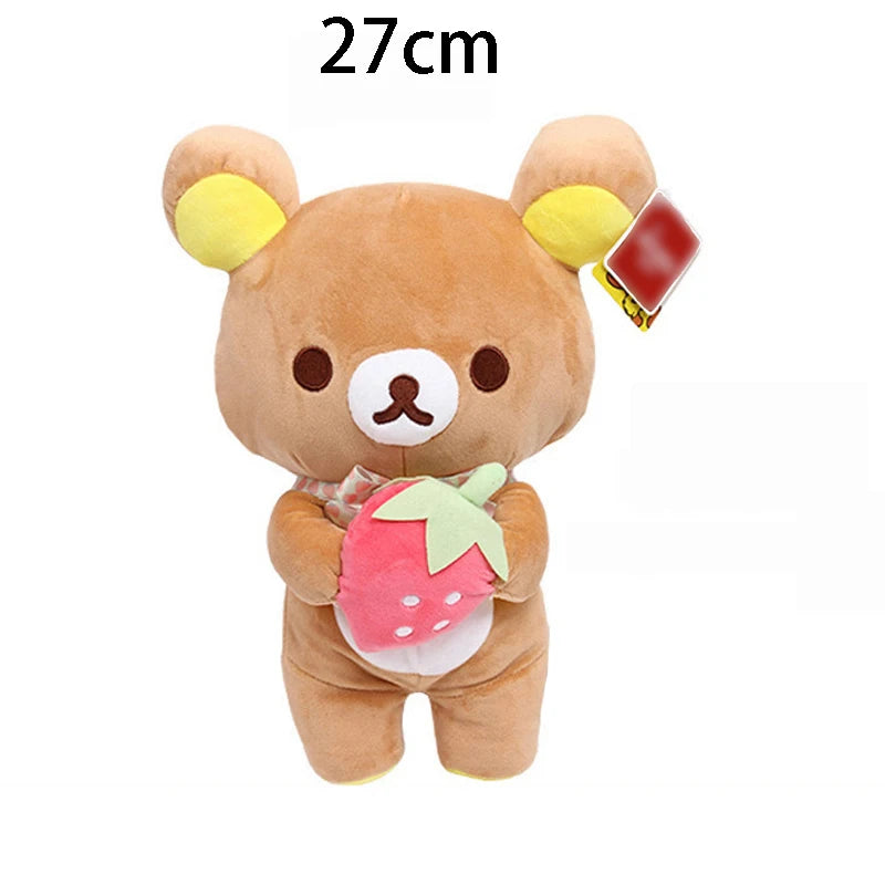 48cm Rilakkuma Plush Teddy Bear Plushies Lovely Animal Kuma Stuffed Doll Kawaii Room Deocr Toys Hobbies Festival Gift for Kids