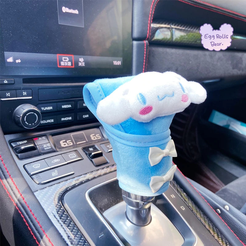 Sanrio Car Shift Gear Cover Plush Toy Gift - Plushy Mart