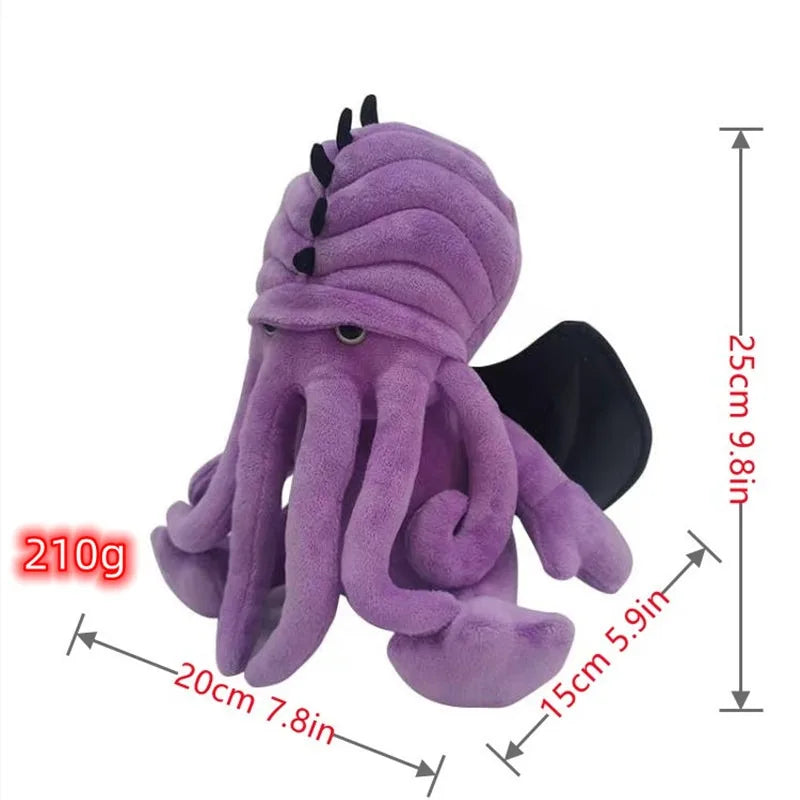 25cm New CthulhuCraft Plush Toy Creative Cute Octopus Plush Toys Cthulhu Craft Dolls Stuffed Toys Sea Animal Toys Children Gifts