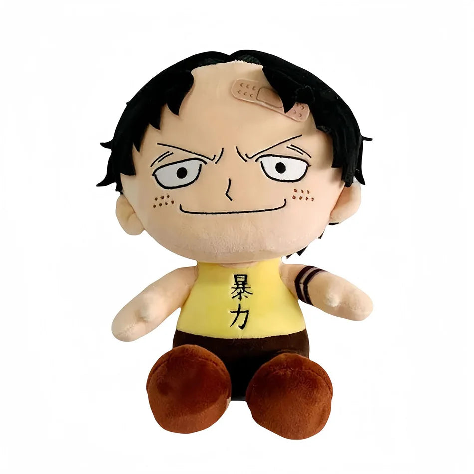 Japanese Anime 25cm One Piece Original Plush Toys CartoonFigure Luffy Chopper Ace Roronoa Zoro Cute Stuffed Doll Kids Xmas Gifts