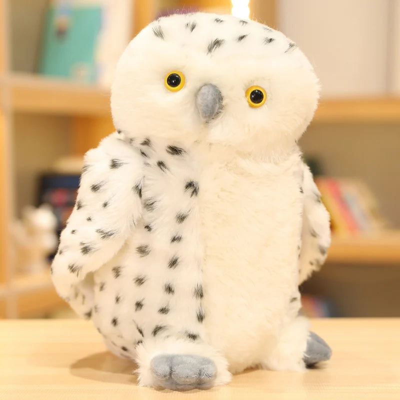 20-50cm Cuddle Toy Legend Snowy Owl Stuffed Plush Animal Toy Adult Children Gifts HP Hedwig Potter Owl