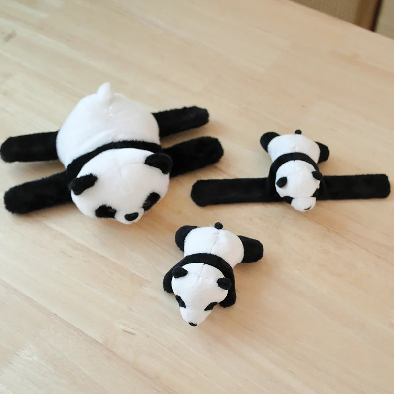 1pc Kawaii Animal Slap Snap Wrap Wristband Bracelet Panda Plush Hand Ring Wristband For Kids Toys Birthday Elegant Present