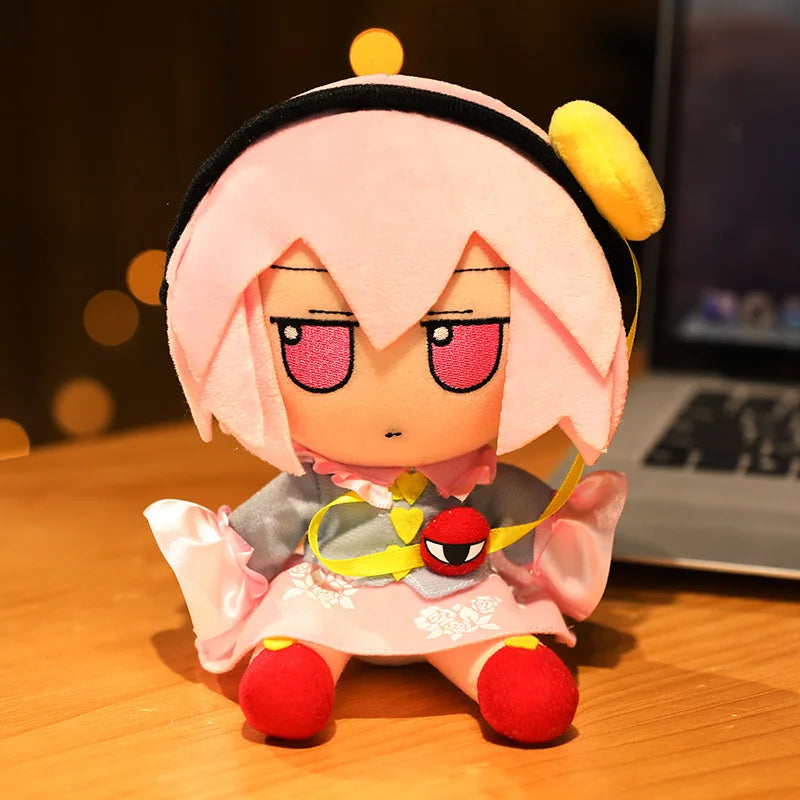 1pc 20CM Hot Game Touhou Project Dolls Cute Hakurei Marisa Kirisame Plushie Toys Stuffed Soft Japan Anime Pillow for Child