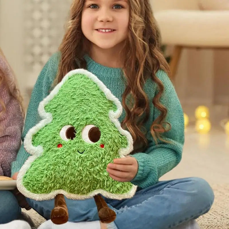 Tree Shaped Pillow Soft Christmas Pillow Sofa Cushion Plush Pillow Sleeping Companion For Sofa Bed And Couch