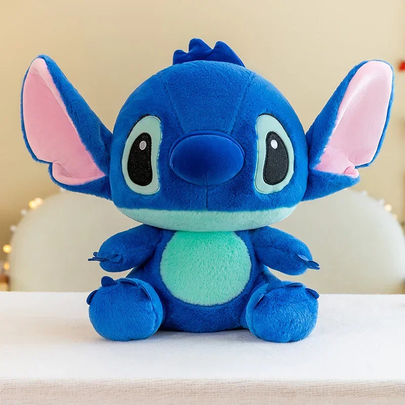 Cute Stitch Dolls Cartoon Anime Disney Plush Toys Stitch Pink Blue Plush Dolls Funny Grippers 9 Inch Event Girls Birthday Gifts