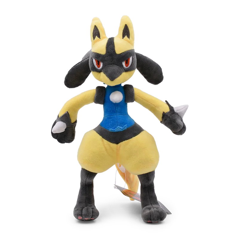 Lucario Pokemon Peluche Plush Toy Anime Shiny Lucario Mega Lucario Soft Stuffed Doll Birthday Gift