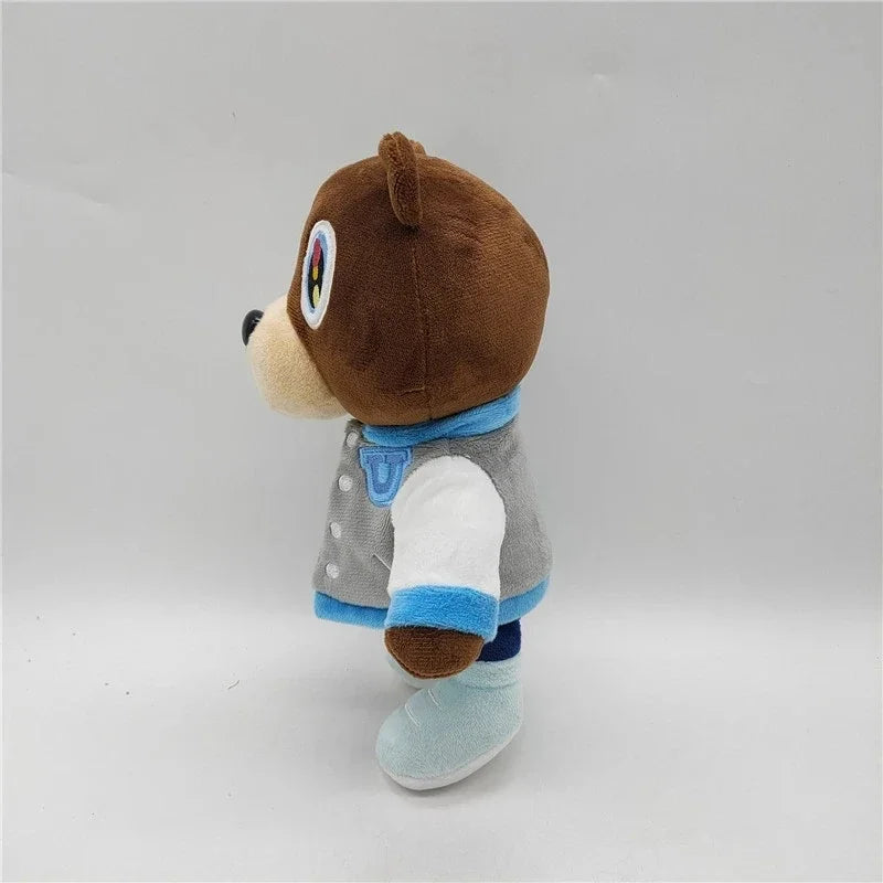 New hot 26cm Kawaii Kanye Dropout Bear Teddy Bear Plush Toys Kanye West Graduation Soft Stuffed Home Room Decor Birthday Gift