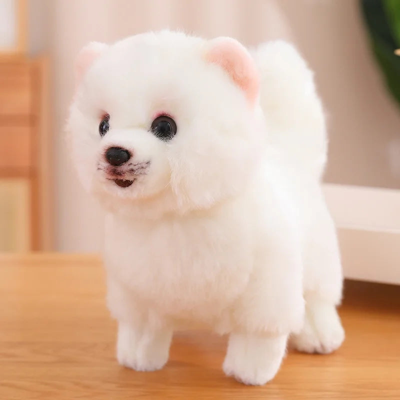 New Premium Cute Plush Pomeranian Dog Real Life Toystuffed Animals Soft Puppy Pet Doll Children Kids Girls Lovely Gift